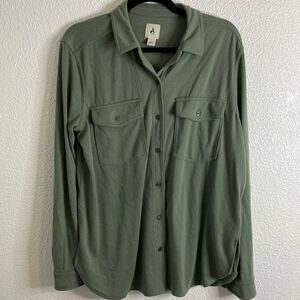 Amazon- green utility shirt- ultra soft- Size Large
